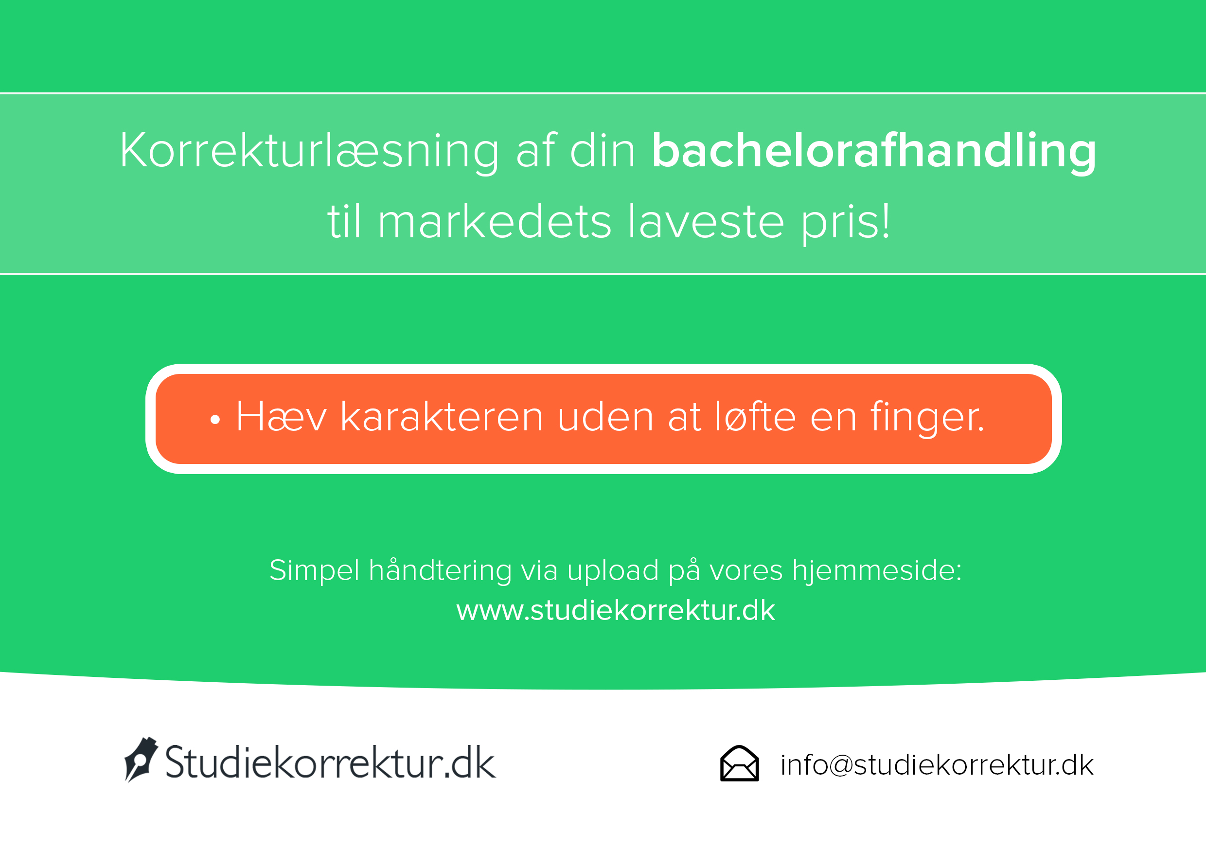 Pris på bachelorkorrektur